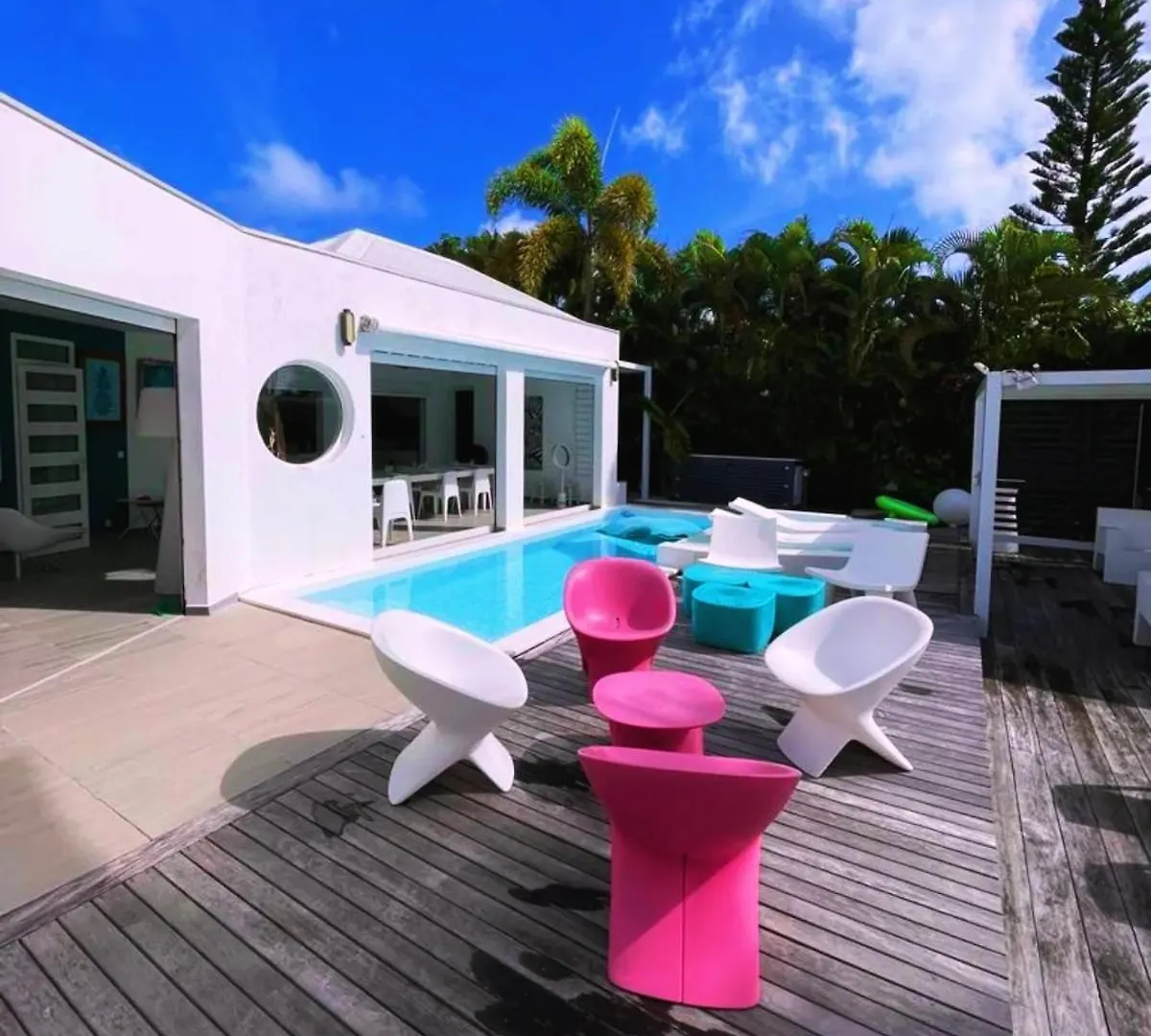 Villa Avec Piscine Et Plage Privee Sur Le Lagon Saint-Francois  Guadeloupe